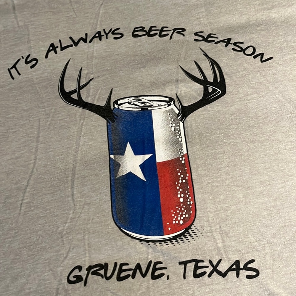 Beer T shirt from Graeme Texas
